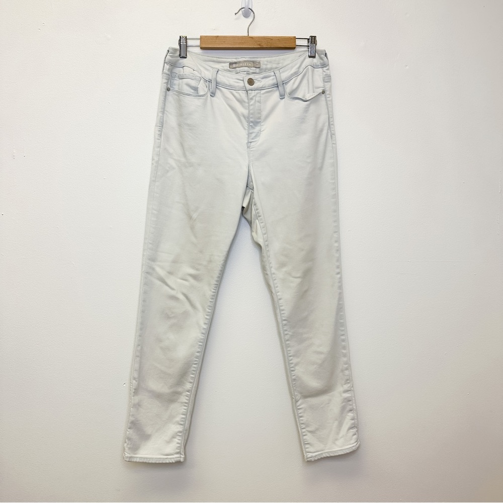 Athleta Sculptek Skinny Crop Jean in Glacier Wash Size 14